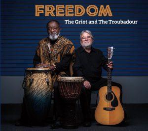 LP cover: Freedom, The Griot and the Troubadour